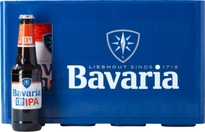 Bavaria 0.0% IPA krat met 24 flesjes van 30cl